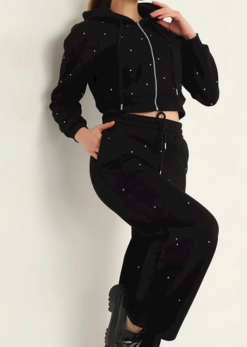 Taşlı şardonlu takım - Görsel 2