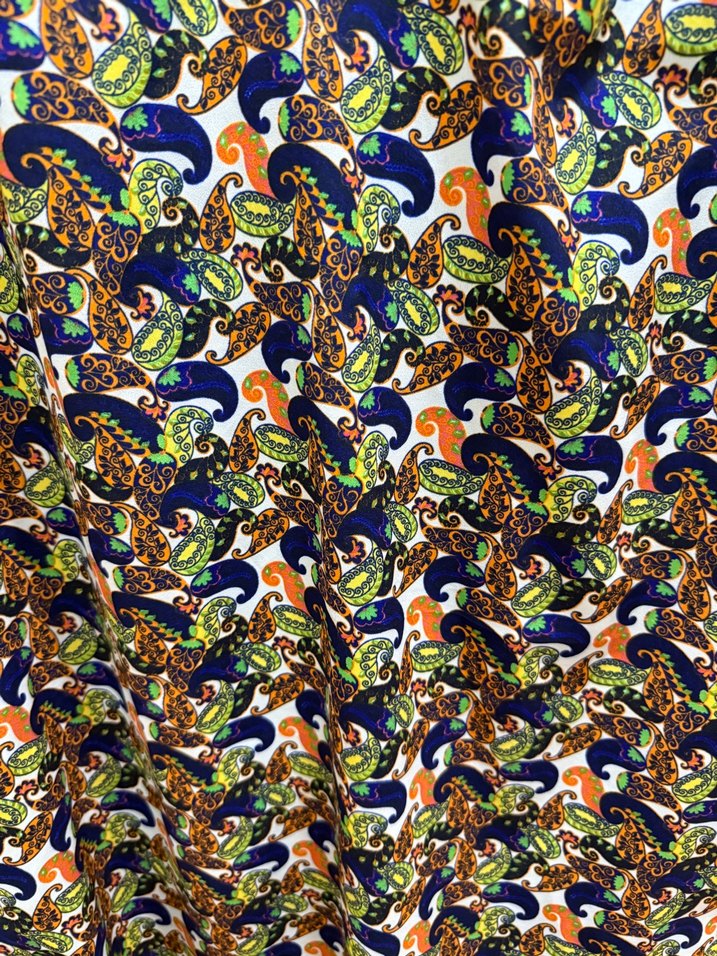 Renkli Baskılı Uzun Kollu Bohem Elbise - Görsel 4