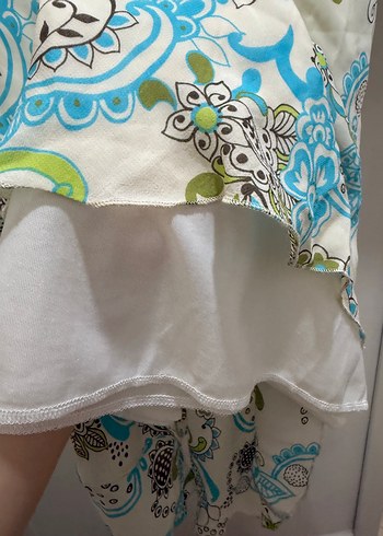 Bohem Çok Renkli Uzun Etek - Görsel 4