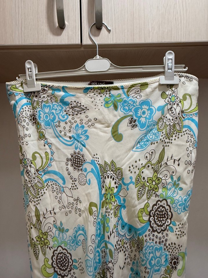 Bohem Çok Renkli Uzun Etek - Görsel 2