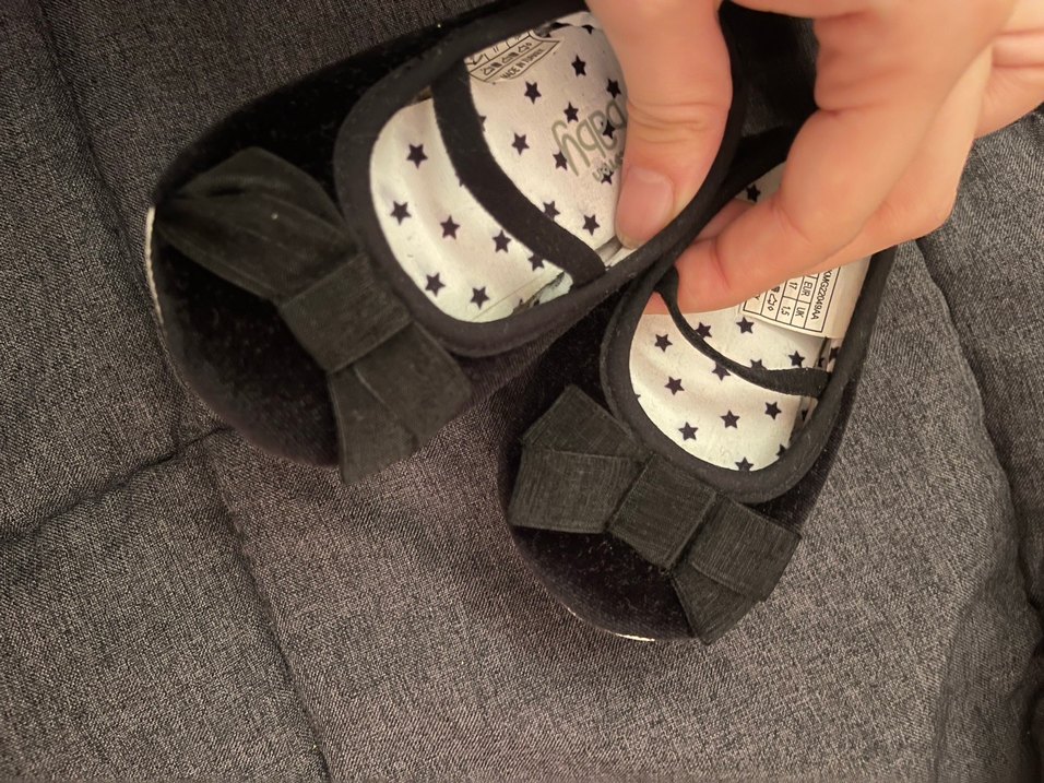 Koton kadife bebek ayakkabı - Görsel 3