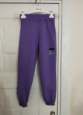 Kız çocuk mor eşofman altı 7 yaş - Görsel 7