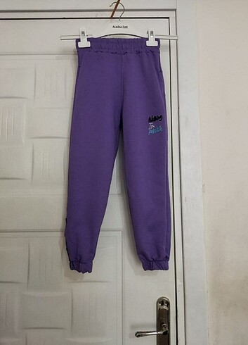 Kız çocuk mor eşofman altı 7 yaş - Görsel 9