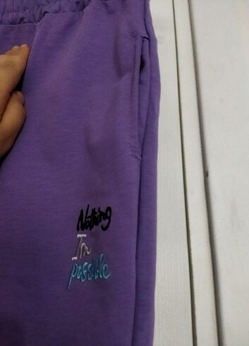 Kız çocuk mor eşofman altı 7 yaş - Görsel 10