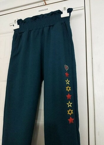 Kız çocuk Jogger 10 yaş eşofman altı - Görsel 3