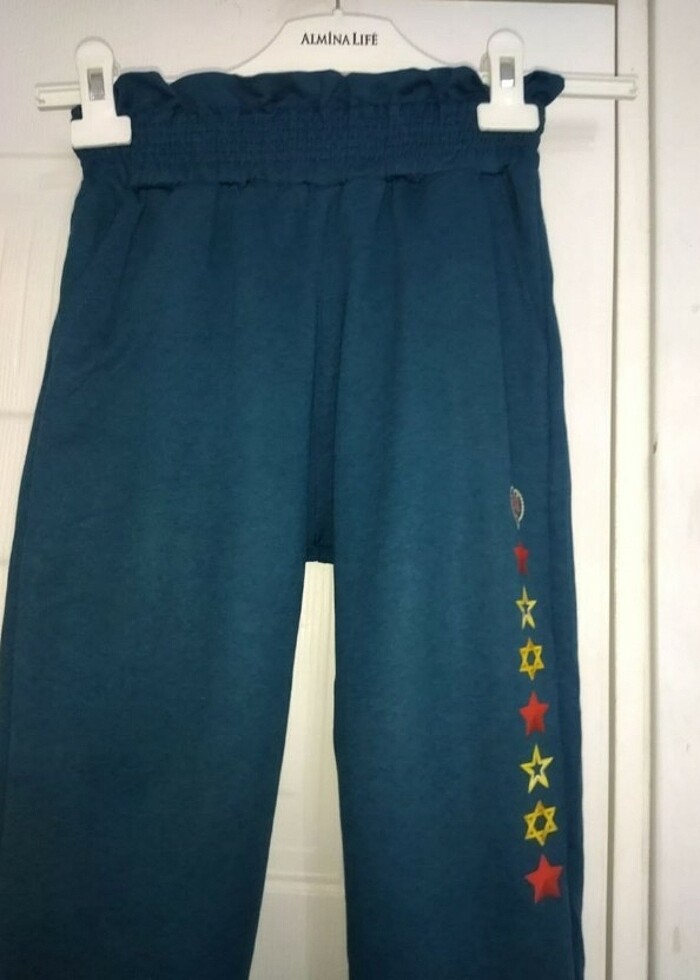 Kız çocuk Jogger 11 yaş eşofman altı - Görsel 4