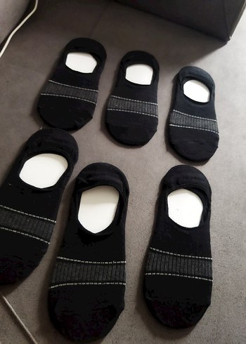 Erkek Siyah Midi Spor Çorap 6'lı Set - Görsel 5