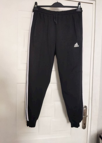 Siyah Adidas Erkek Rahat Kesim Eşofman Altı - Görsel 19