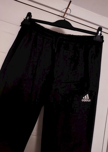 Siyah Adidas Erkek Rahat Kesim Eşofman Altı - Görsel 14