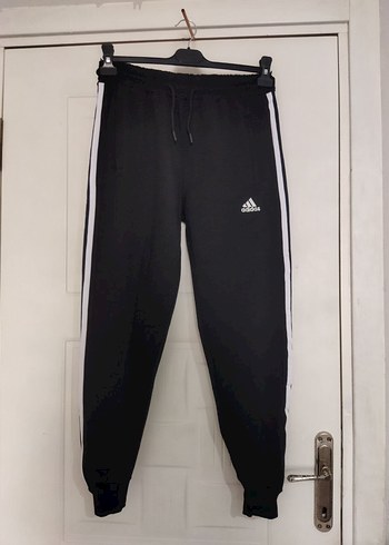 Siyah Adidas Erkek Rahat Kesim Eşofman Altı - Görsel 18