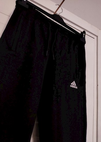 Siyah Adidas Erkek Rahat Kesim Eşofman Altı - Görsel 9