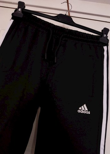 Siyah Adidas Erkek Rahat Kesim Eşofman Altı - Görsel 20