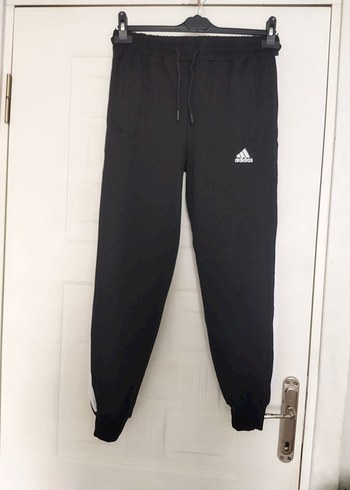 Siyah Adidas Erkek Rahat Kesim Eşofman Altı - Görsel 5