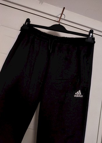 Adidas erkek çizgili siyah eşofman altı - Görsel 11