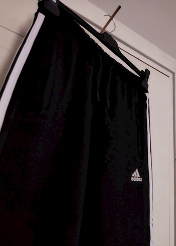 Adidas erkek çizgili siyah eşofman altı - Görsel 9