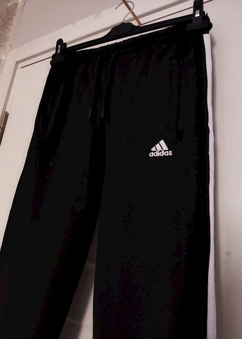 Adidas erkek çizgili siyah eşofman altı - Görsel 6