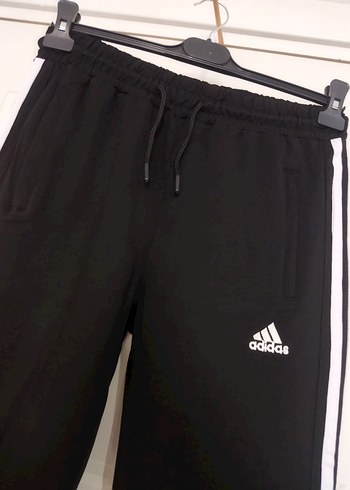 Adidas erkek çizgili siyah eşofman altı - Görsel 10