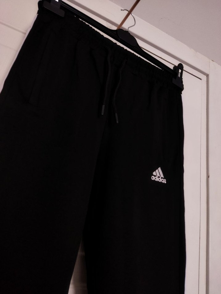 Adidas erkek çizgili siyah eşofman altı - Görsel 5