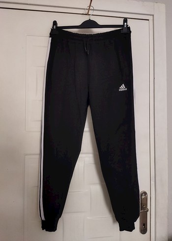 Adidas erkek çizgili siyah eşofman altı - Görsel 9