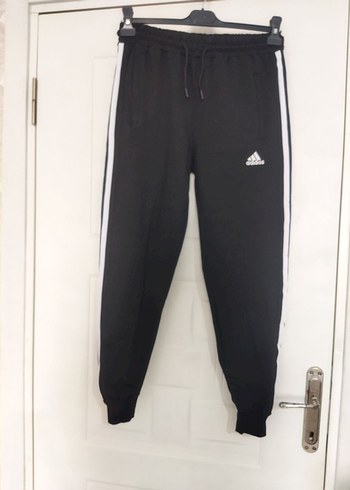 Adidas erkek çizgili siyah eşofman altı - Görsel 17