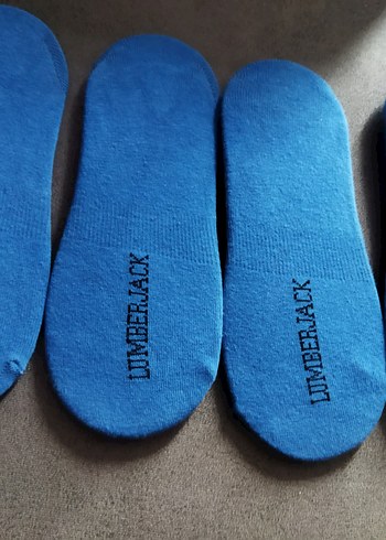 Lumberjack erkek mavi çorap 4 lü - Görsel 4