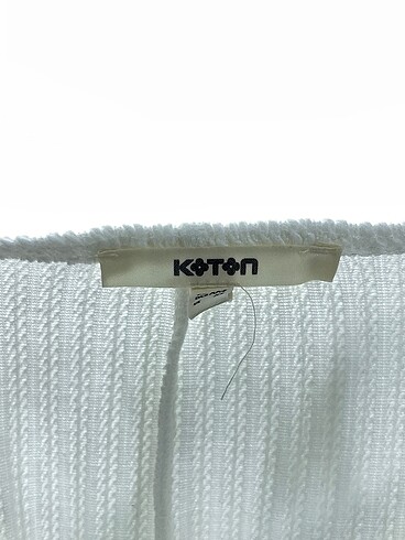 xs Beden beyaz Renk Koton Mini Elbise %70 İndirimli.