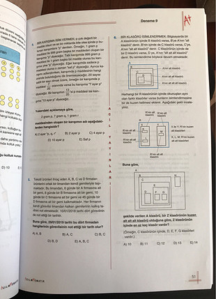 Acil matematik konu denemeleri