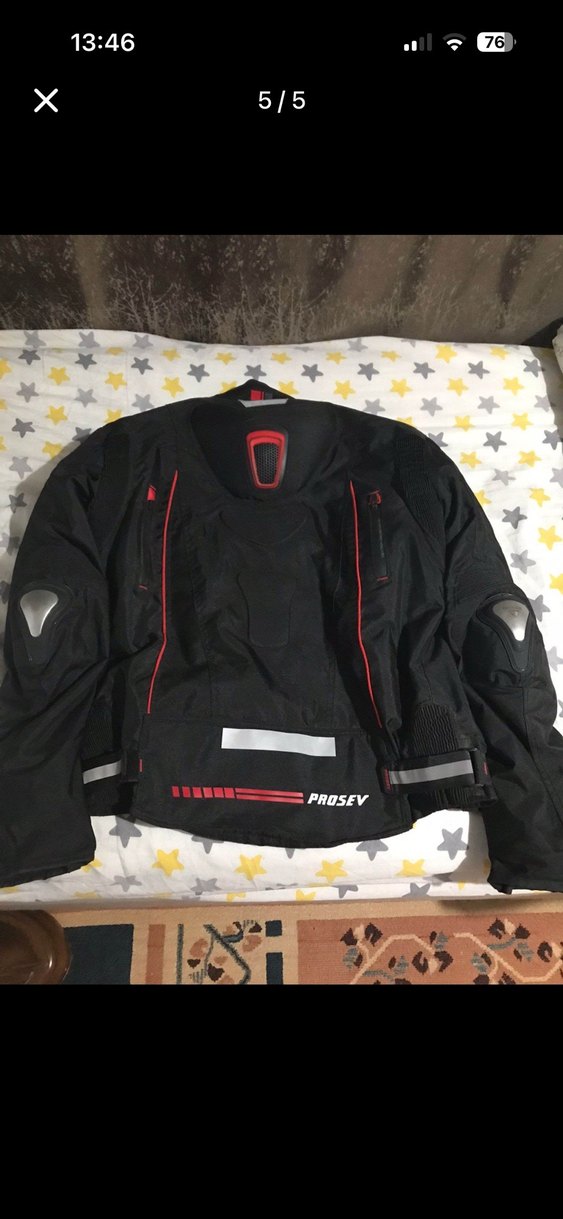 Hörgüçlü Korumalı Motorcu Montu - Görsel 2