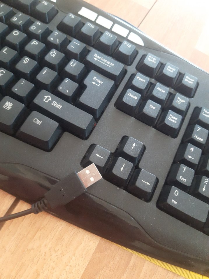 Kablolu Siyah USB Klavye - Görsel 4