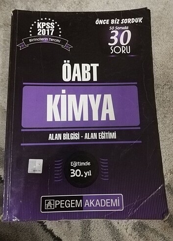  Kimya öabt 