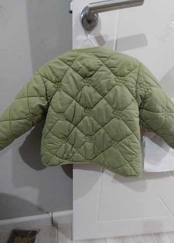 Zara Yeşil Kız çocuk Mont - Görsel 5