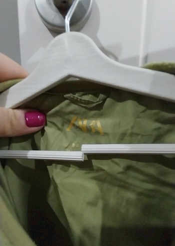 Zara Yeşil Kız çocuk Mont - Görsel 4