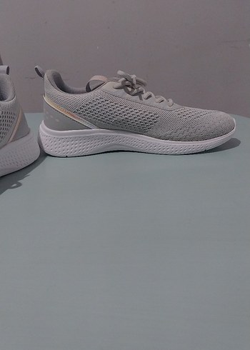 Zara Gri Kadın Spor Ayakkabı Rahat Tasarım - Görsel 6