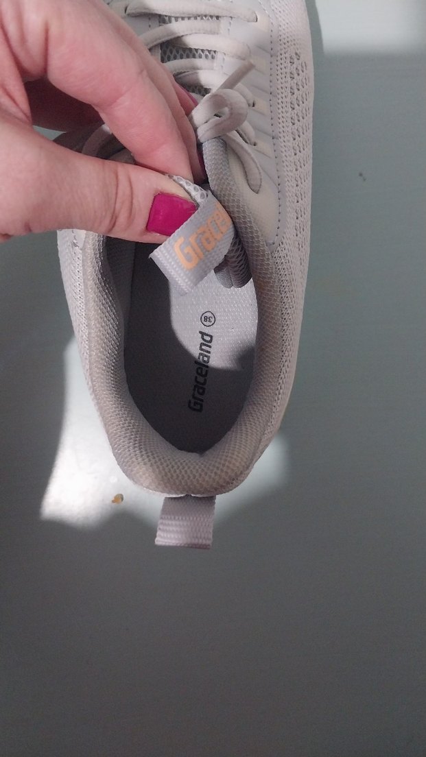 Zara Gri Kadın Spor Ayakkabı Rahat Tasarım - Görsel 5