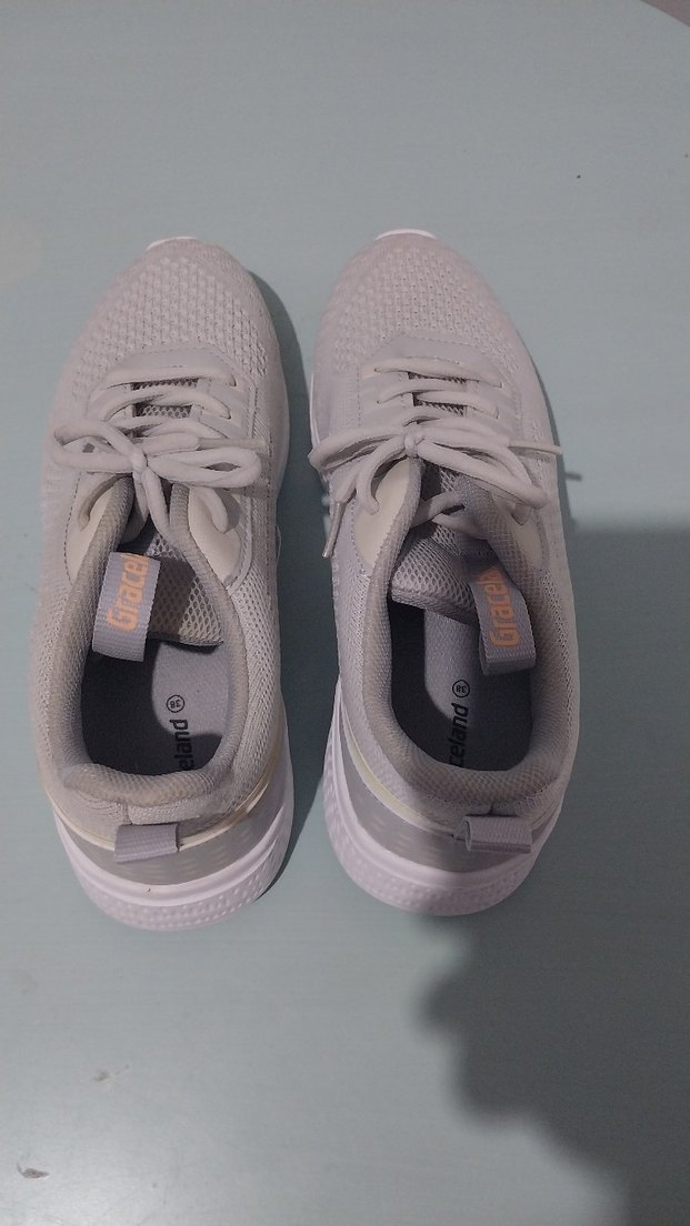 Zara Gri Kadın Spor Ayakkabı Rahat Tasarım - Görsel 3