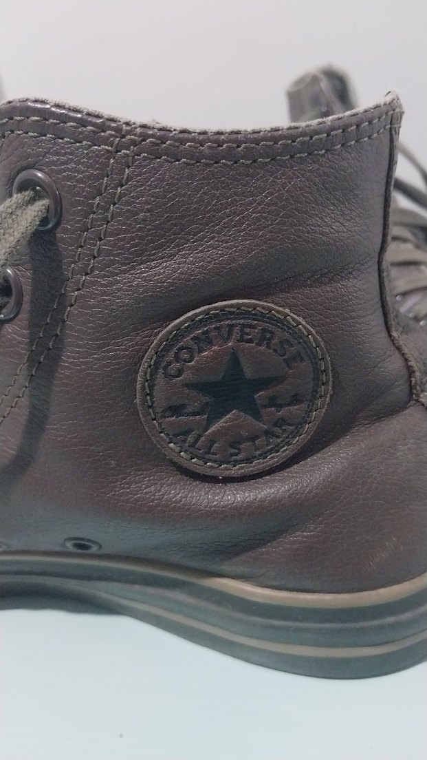 Converse Gerçek Deri Kahverengi Kadın Ayakkabı - Görsel 3