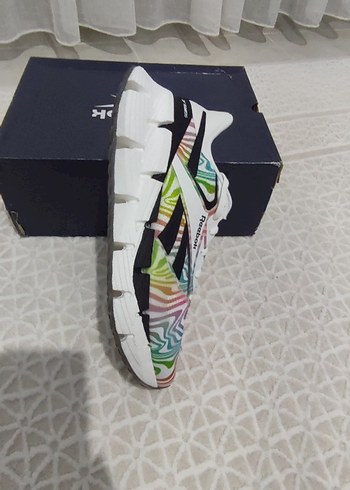 Renkli Baskılı Reebok 43 Spor Ayakkabı - Görsel 4