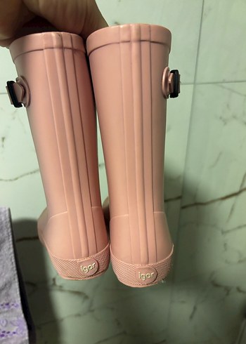İgor Kız Çocuk Pembe Lastik Botlar - Görsel 4