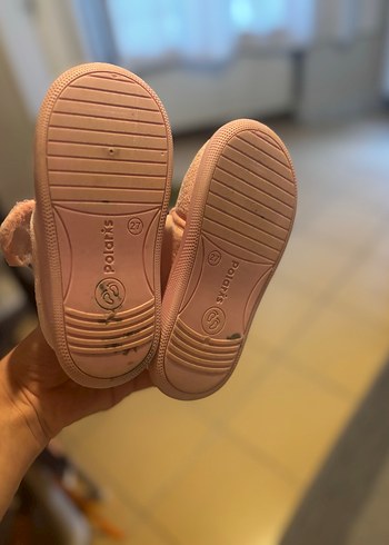 Kız Çocuk pembe panduf polaris - Görsel 2