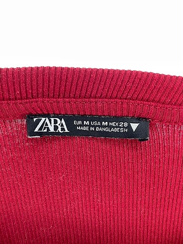 m Beden kırmızı Renk Zara Kısa Elbise %70 İndirimli.