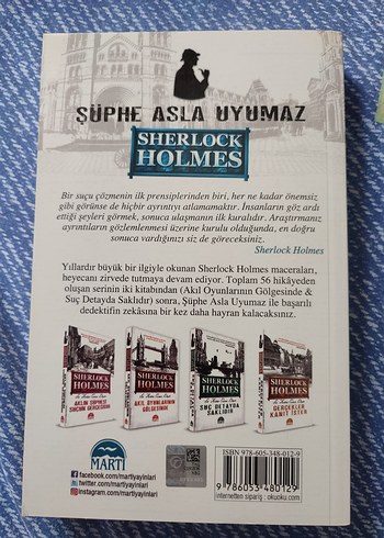  Beden Sherlock Holmes Şüphe Asla Uymaz