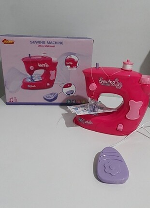 Müzikli ışıklı dikiş makinesi yeni.kutusunda