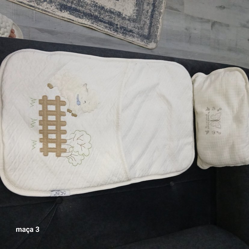 Bebek alt açma  ve Yastık Seti temiz - Görsel 2