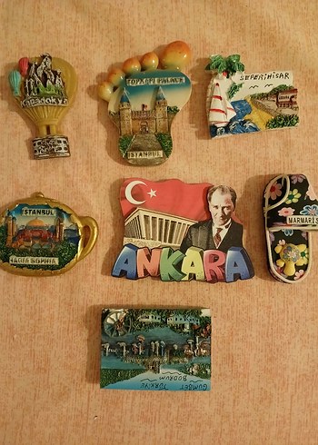 Türkiye Temalı El Yapımı Magnet Seti