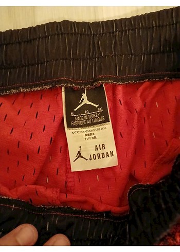 Diğer Kırmızı Bağcıklı Spor Şort air jordan