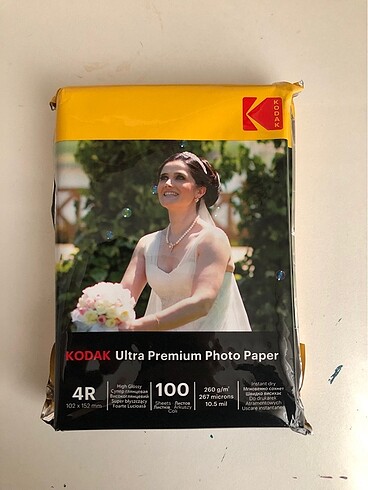 Kodak 260 gr 10x15cm ultra Premium Parlak Inkjet Fotoğraf Kağıdı