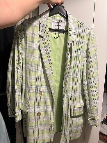 xl Beden yeşil Renk Blazer Ceket
