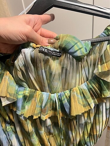 m Beden çeşitli Renk Omzu Açık Bluz