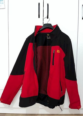 Erkek Kırmızı Fermuarlı Kayak Ceketi - Görsel 4