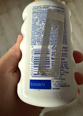  Beden Nivea Sun Bebek ve Çocuklar İçin SPF 50 Güneş Koruyucu